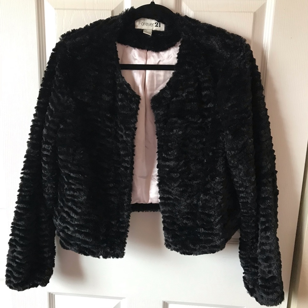 Forever 21 Faux Fur Coat